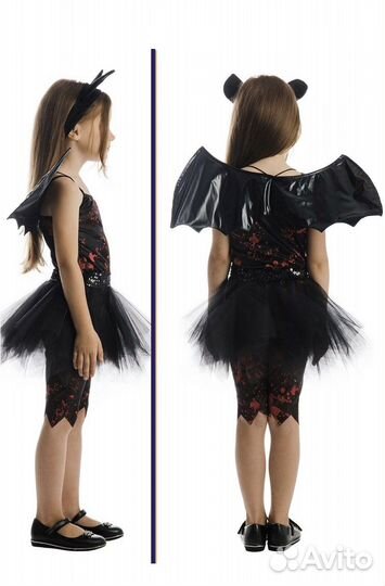 Костюм карнавальный на хэллоуин летучая мышь