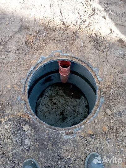 Септик из бетонных колец