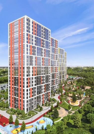 1-к. квартира, 40,4 м², 2/25 эт.