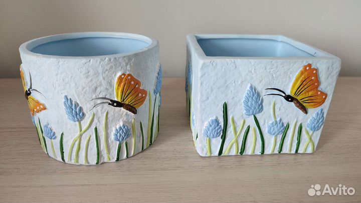 Цветочный горшок керамический