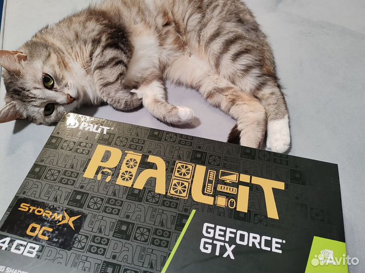 Видеокарта Palit GeForce GTX 1650 super StormX 4GB