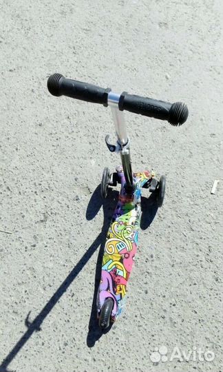 Городские самокаты с рисунком до 60 кг. Ассортимен