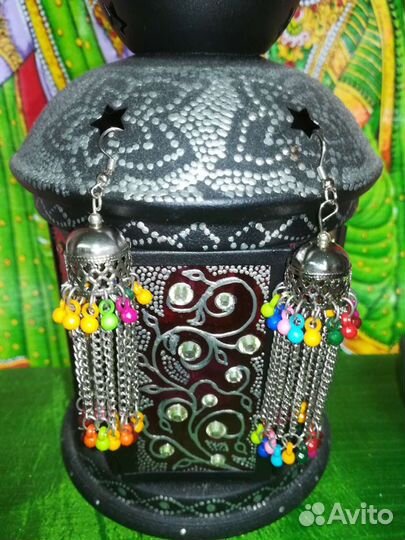 Индийские серьги