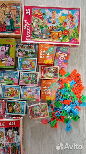 Пакетом пазлы, игры