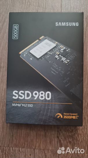 SSD диск Samsung 980 500 Гб m.2 новый