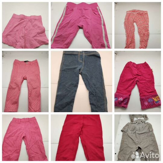 Вещи пакетом для девочки от 0-12 месяцев много