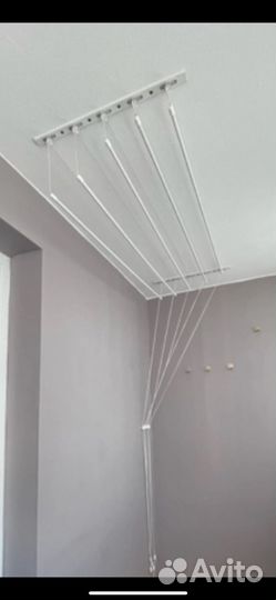 Сушилка потолочная для белья Лиана 1,2 метра