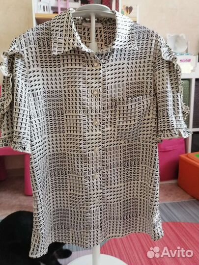 Блузка шелковая