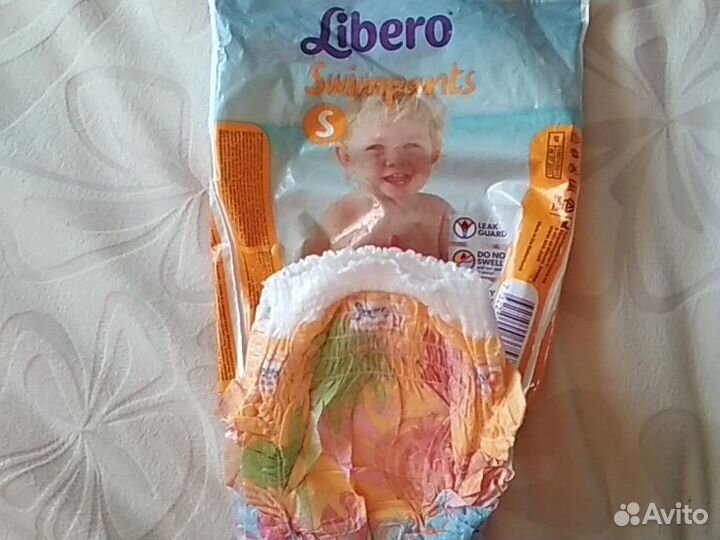 Подгузники для плавания libero M и S