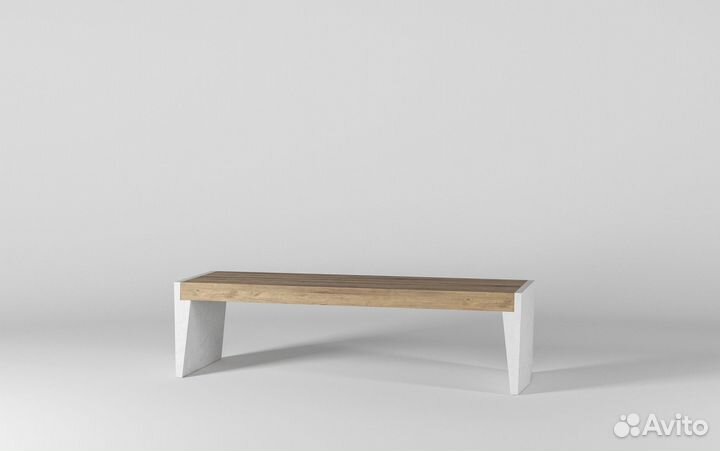 Скамейка из бетона в наличии и под заказ