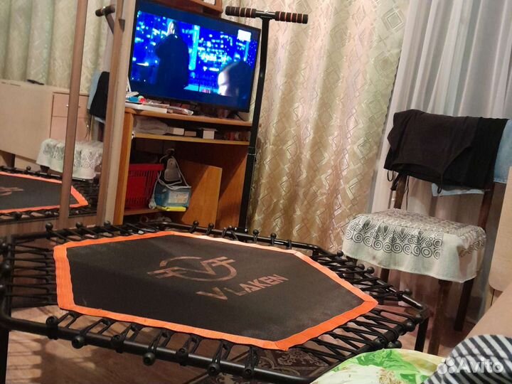 Батут для фитнеса с ручкой