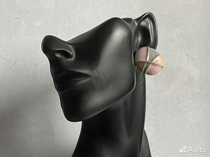 Крупные эффектные серьги