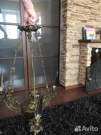 Бронзовая люстра