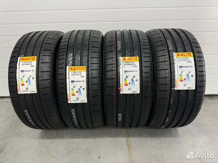 Pirelli P Zero PZ4 275/35 R20 и 245/40 R20 102W