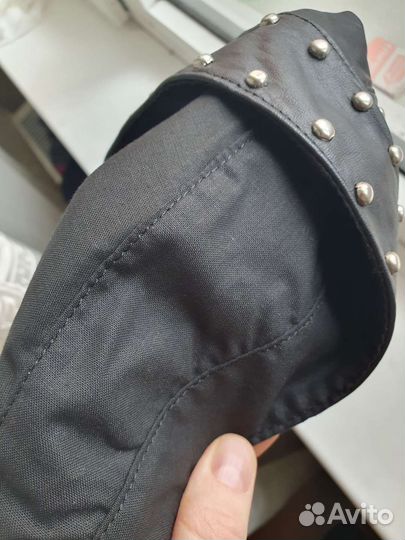 Кожаная бандана с металлическими закрепками