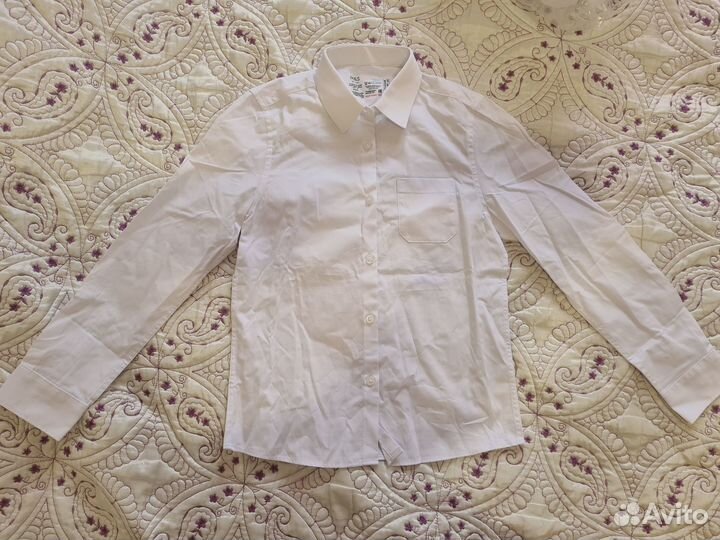 Рубашки школьные Marks&Spencer для девочки 134-140