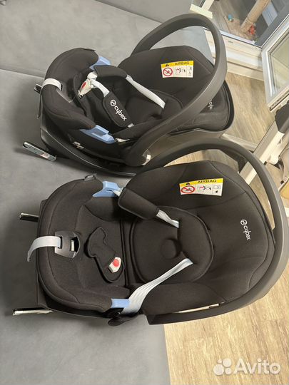 Автолюлька cybex aton с базой