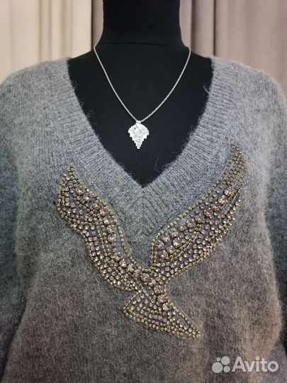 Пуловер удлиненный zara