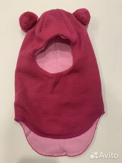 Шапка шлем для девочки 48;52 размер