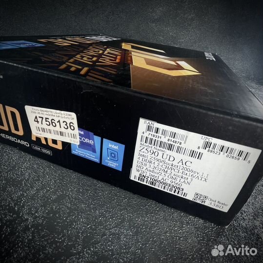 Игровая материнская плата gigabyte Z 590 UD AC