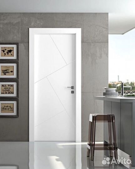 Двери межкомнатные белые