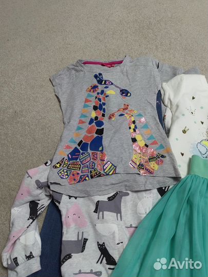 Детские вещи пакетом для девочек 128 134