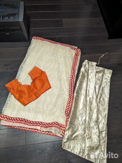 Эксклюзивное (новое) сари из Индии