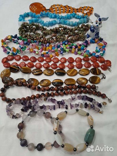 Бусы,браслеты из натуральных камней
