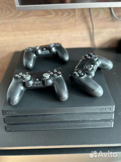 Sony PS4 pro 1tb+PS extra+Fifa 23+ufc4+nhl23 и т.д