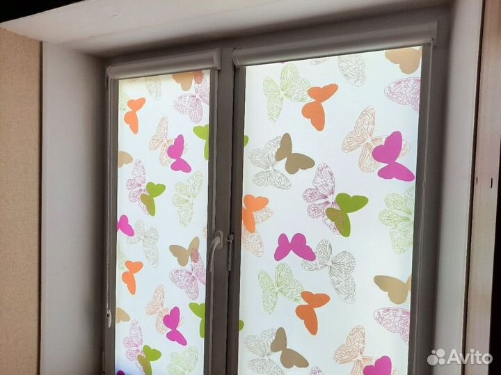 Рулонные шторы день ночь