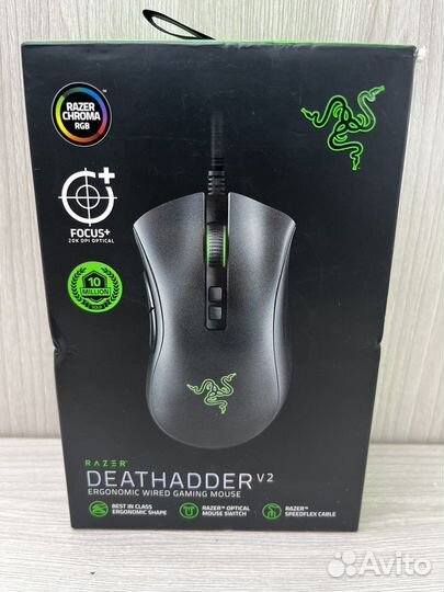 Проволная мышь razer deathadder v2