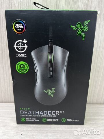 Проволная мышь razer deathadder v2