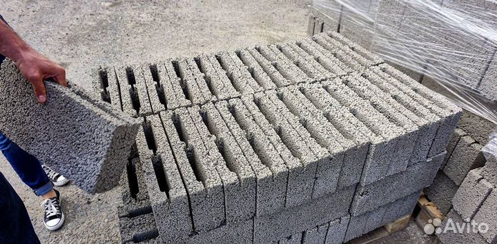 Керамзитоблок пустотелый 390х190х188 за поддон