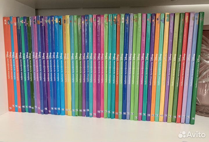 Диск+книга мультфильмы dvd 52 шт коллекция