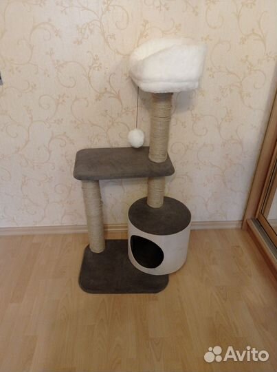 Домик для кошки с когтеточкой