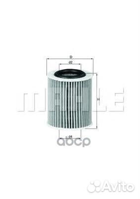 Фильтр масляный knecht/mahle OX386D Mahle/Knecht