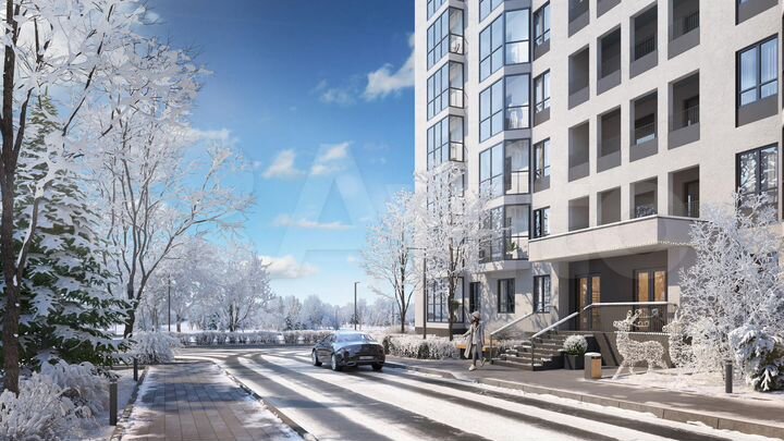 2-к. квартира, 57,5 м², 12/12 эт.