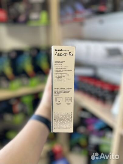 Новык звуковые карты creative audigy RX