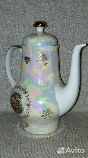 Кофейник чайник Мадонна фарфор ГДР Кахла Kahla