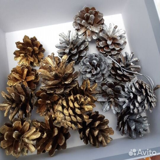 Шишки для декорирования