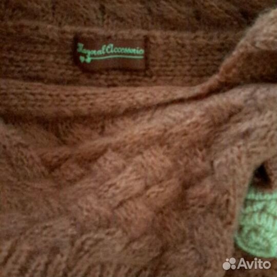 Сет/набор для девочки берет,варежки,балеро 9-24мес