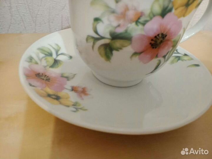 Чашка с блюдцем чайная пара