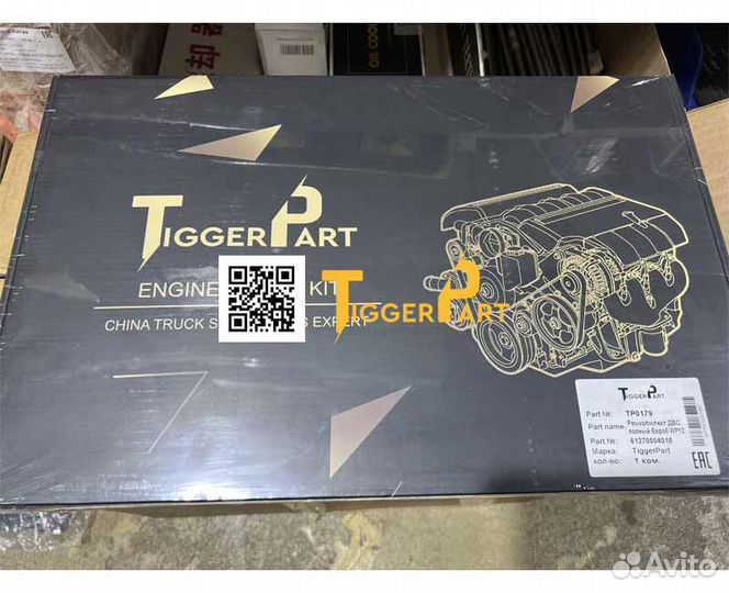 Ремкомплект двс (к-кт) WP12 Eвро5 TiggerPart 61270