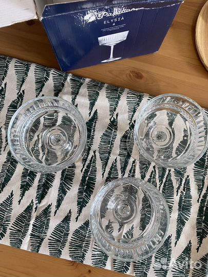 Набор бокалов для шампанского креманки