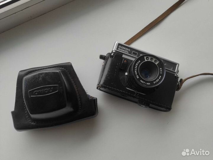 Пленочный фотоаппарат сокол 2 зенит е Гелиос 44-2