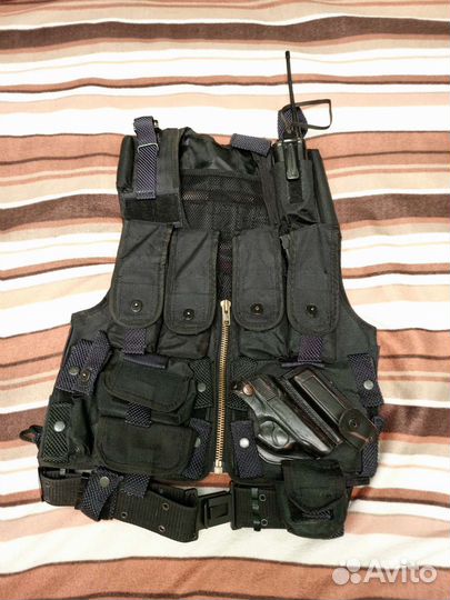 Разгрузочный жилет омон (собр), черный