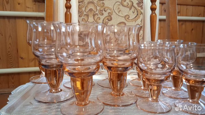 Набор бокалов для вина производство СССР