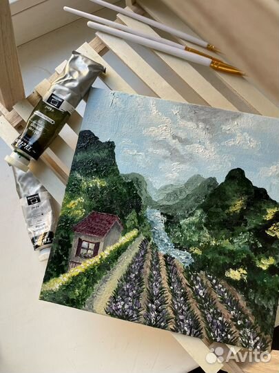 Картина маслом пейзаж