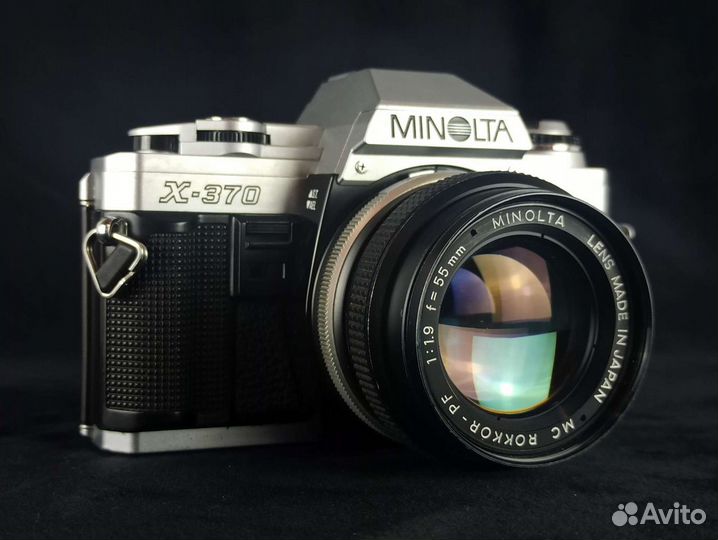 Minolta X370+ PF 55mm/1.9