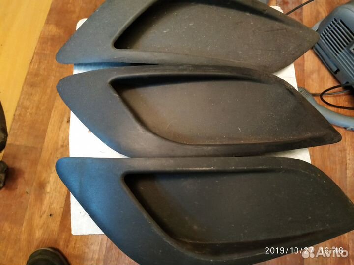 Заглушка птф переднего бампера. Форд фокус 2